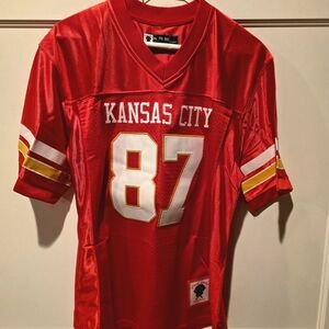 Travis Kelcie #87 Kansas City Chiefs Jersey -- Women's XXL